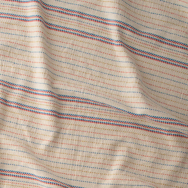 Picnic Striped Cotton Throw Blanket