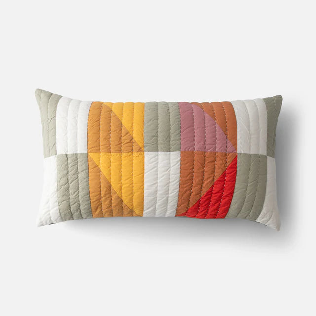 Modern Rooftop Patchwork Cotton Pillowcases