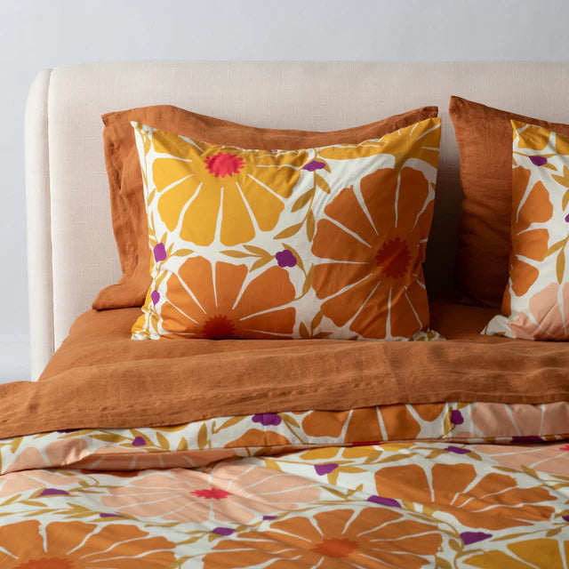 Sunburst Floral Pillowcase